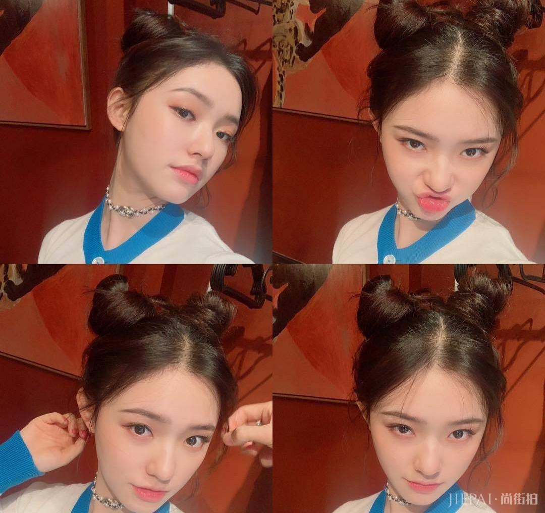 林允各种色彩搭配时髦又靓丽,腿长腰细少女感十足!