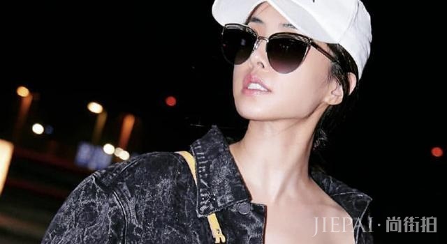 蔡依林深夜机场时尚掀起骚动！