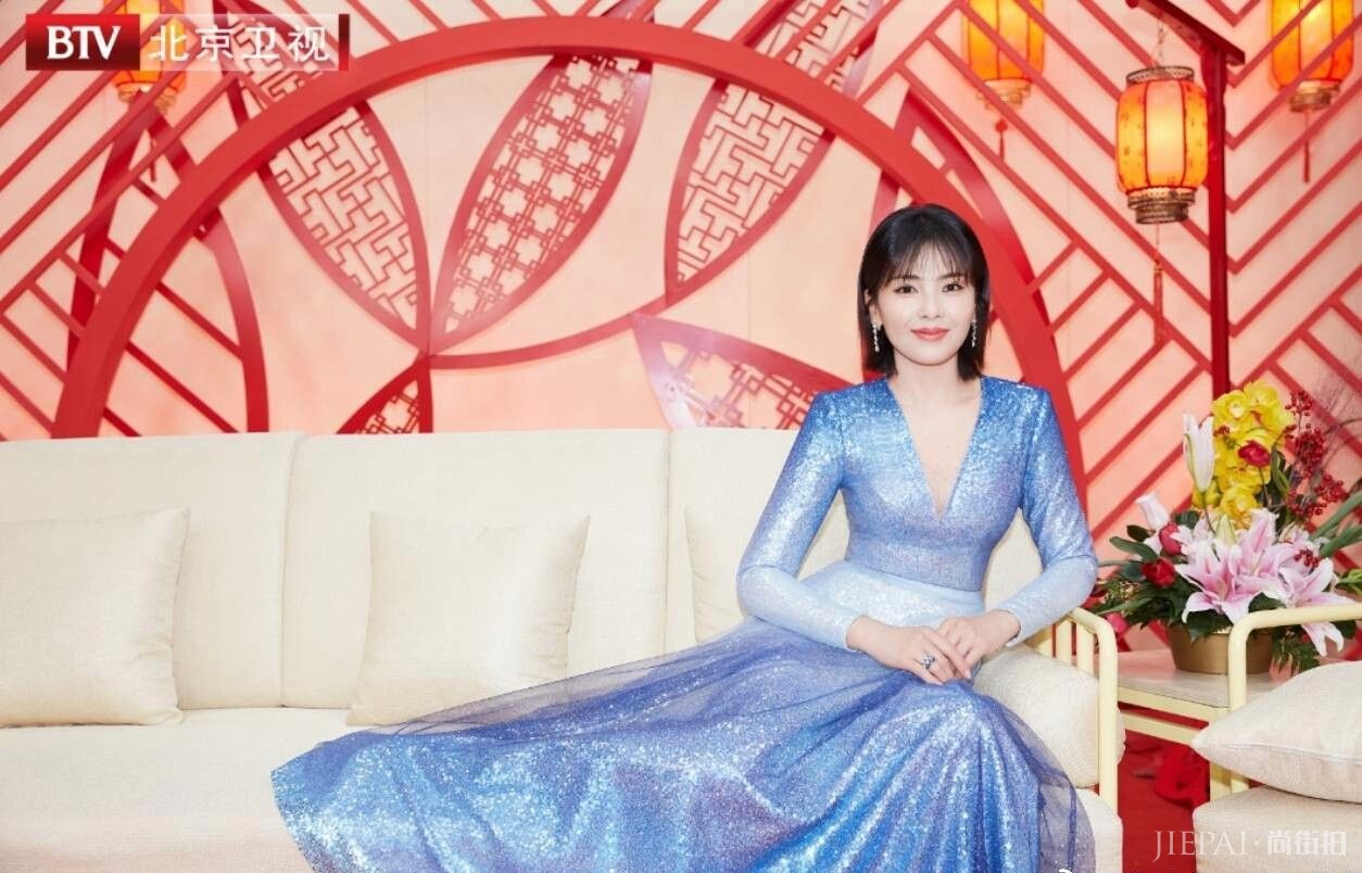 刘涛把“星辰大海”穿在身上,网友:仙女下凡了!