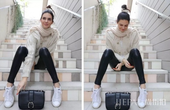 毛衣+半裙，早春这样穿再温柔不过了