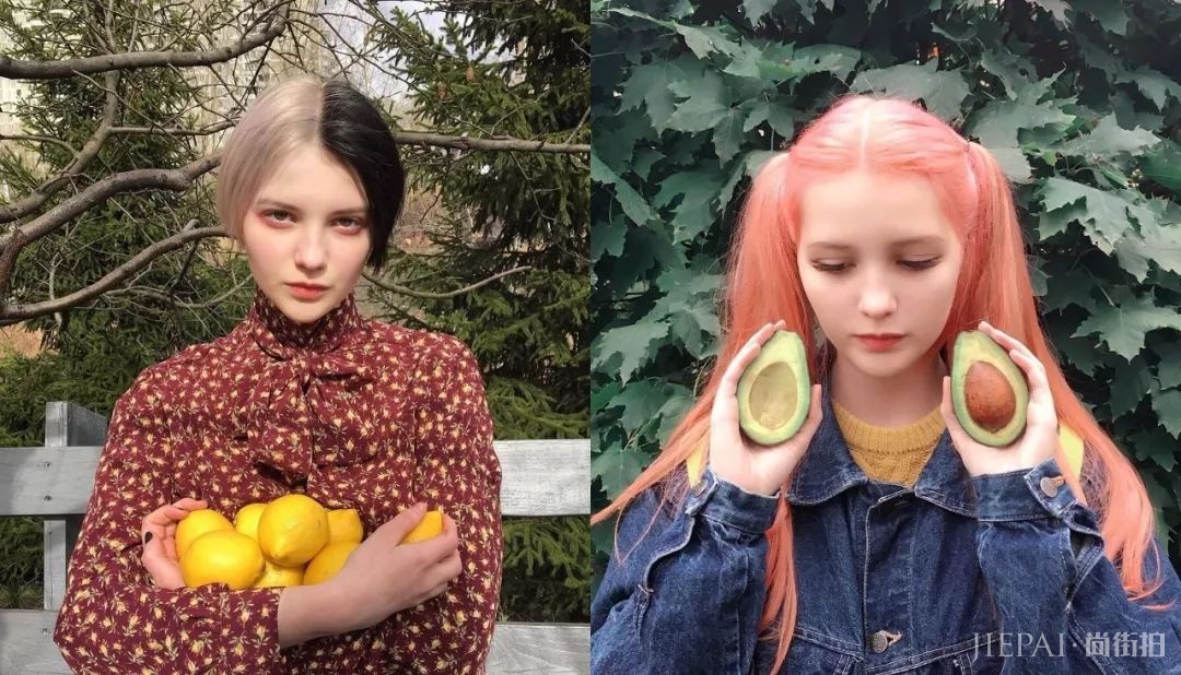 你这辈子不敢染的发色，她全都帮你试了一遍！