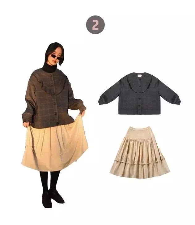 同色系裙子很吸引人！搭配老爹鞋强强联手，怎么穿衣打扮都好看！