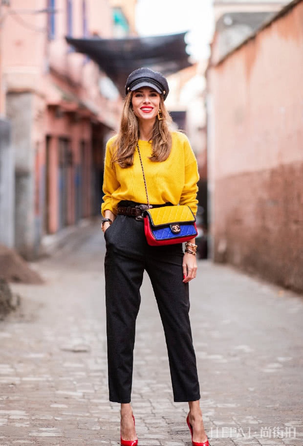 春季穿明亮又抢镜的黄色单品,让心情明亮起来