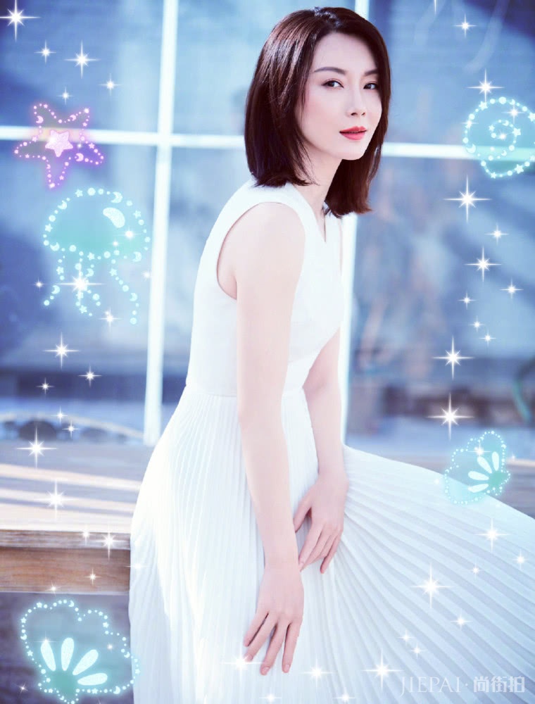 陈数剪款波波头,“鹅蛋脸”变成了“瓜子脸”,意外的很时尚