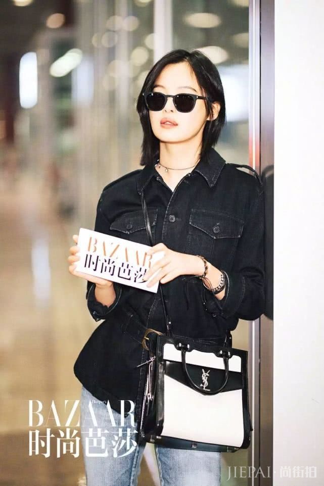 辛芷蕾出发时装周太飒