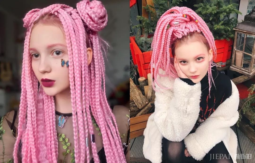 你这辈子不敢染的发色，她全都帮你试了一遍！