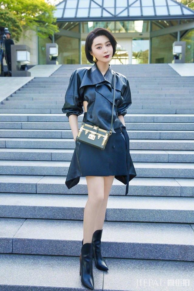 范冰冰瘦身成功短发超级惊艳