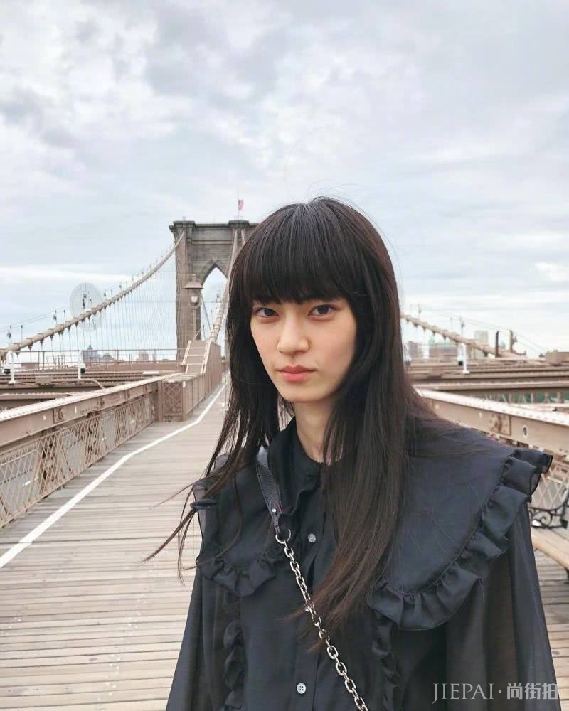 江原美希凭高级颜值圈粉无数,被称为女版小栗旬