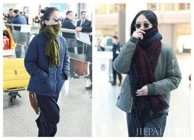 周迅穿小香风夹克配裙子,这套打扮可美了!