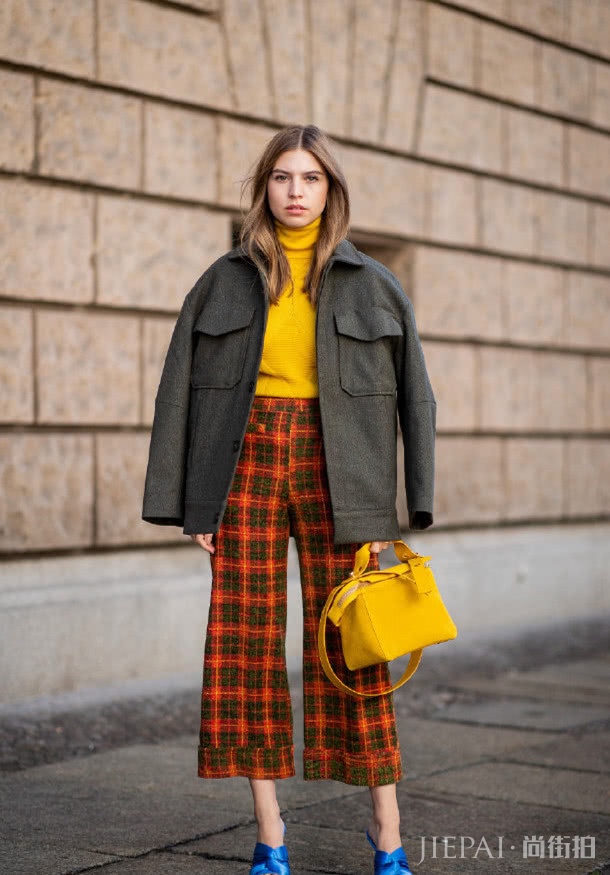 春季穿明亮又抢镜的黄色单品,让心情明亮起来