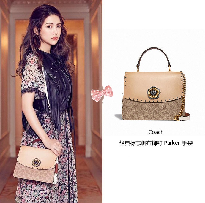 昆凌穿印花长裙纽约看秀,鞋子看起来跟她一个体重