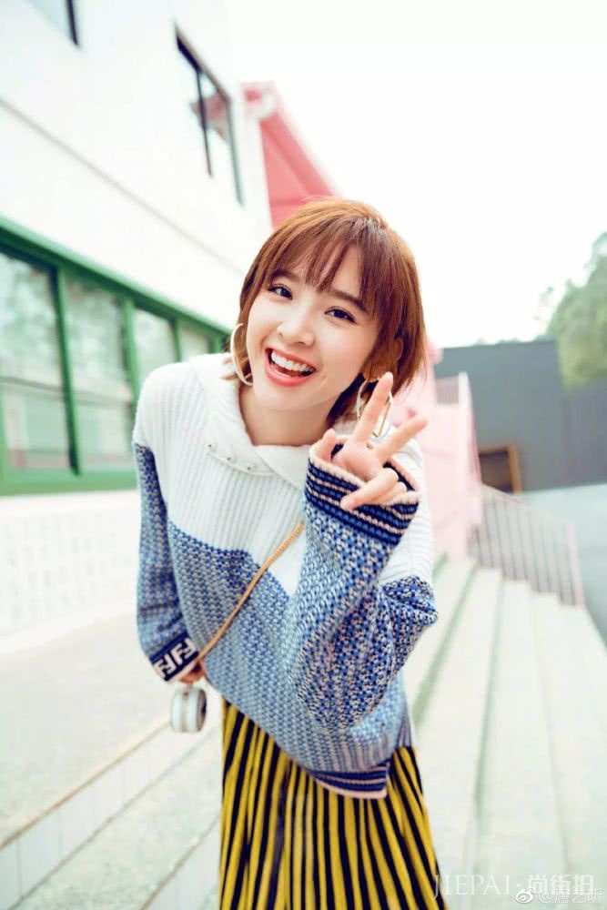 马思纯变身樱桃小丸子 这么可爱的发型请给我来一打