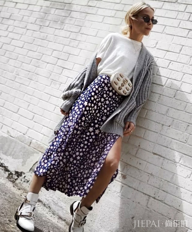 趁着好天气，穿上知性唯美的针织开衫和男神一起去踏青