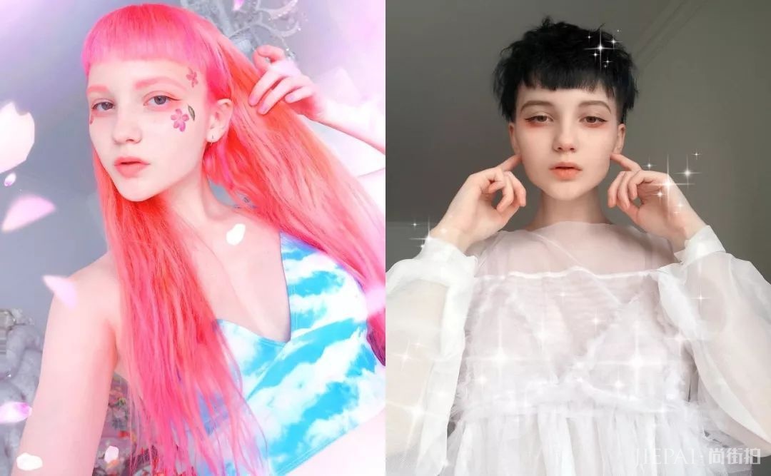 你这辈子不敢染的发色，她全都帮你试了一遍！