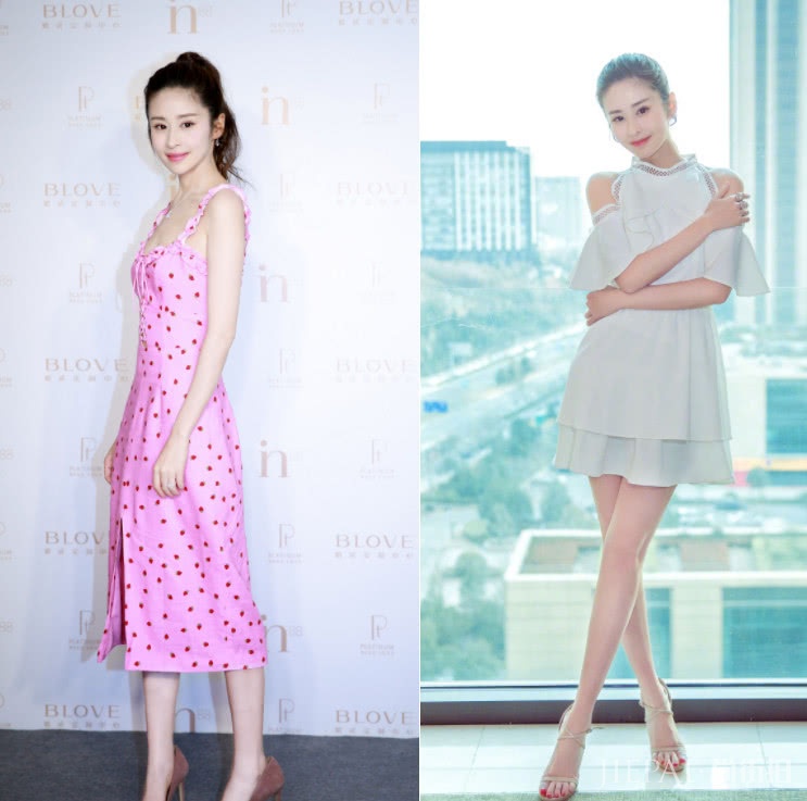 颖儿情人节封面也太甜美了,长卷发搭配粉色蕾丝裙简直太好看了