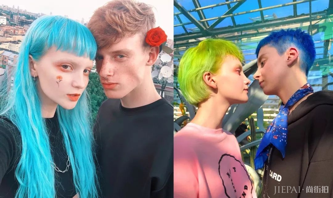 你这辈子不敢染的发色，她全都帮你试了一遍！