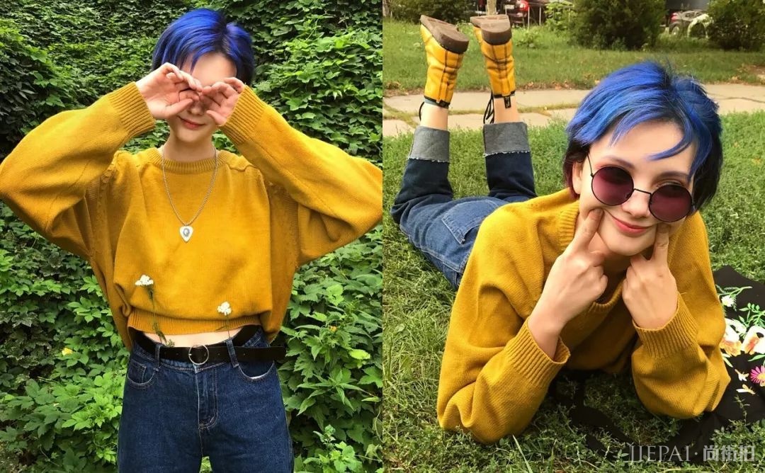 你这辈子不敢染的发色，她全都帮你试了一遍！