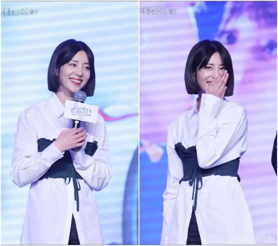 李溪芮把短发玩出了各种花样!
