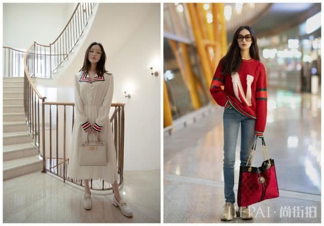 倪妮高调了一次，西装这样搭配才显高挑