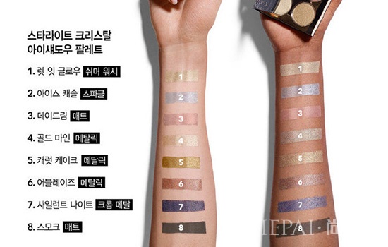 芭比布朗圣诞眼影盘有哪些颜色