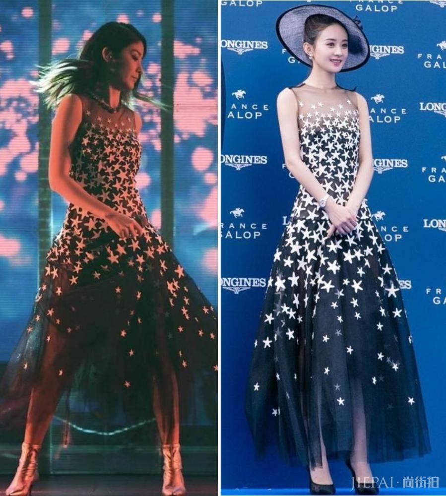 陈慧琳撞衫赵丽颖王子文也一点没输,颜值还是这样能打