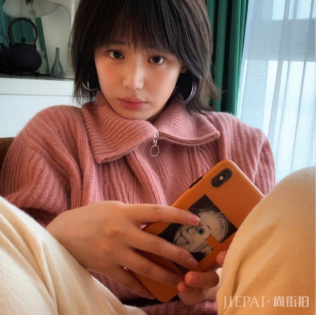 马思纯新发型波波头短发原来那么美