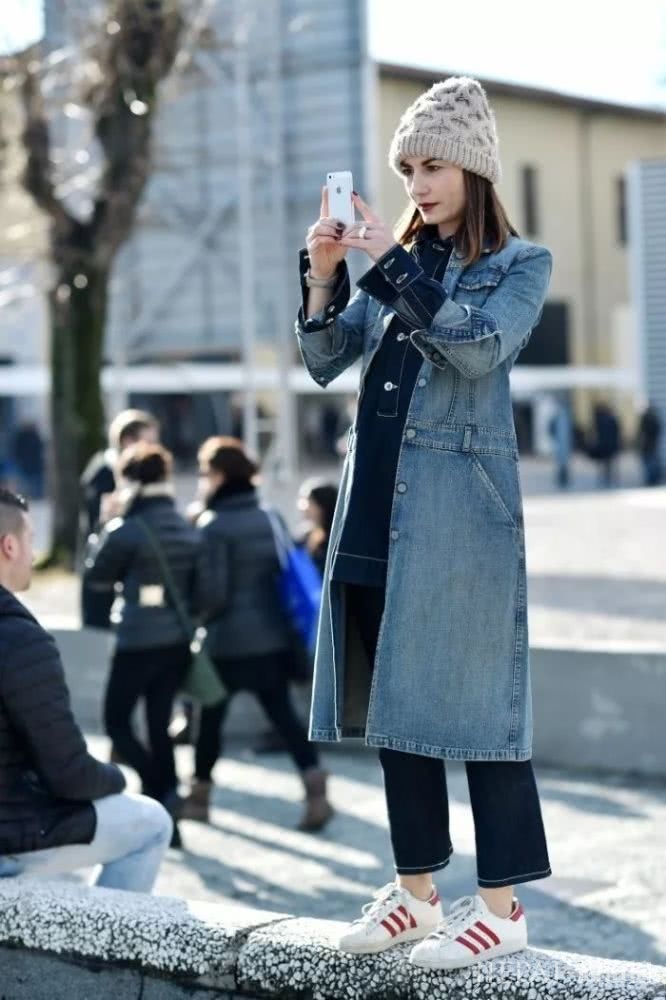 2019春季欧美街拍 牛仔外套原来这样好看