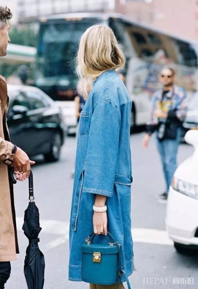 2019春季欧美街拍 牛仔外套原来这样好看
