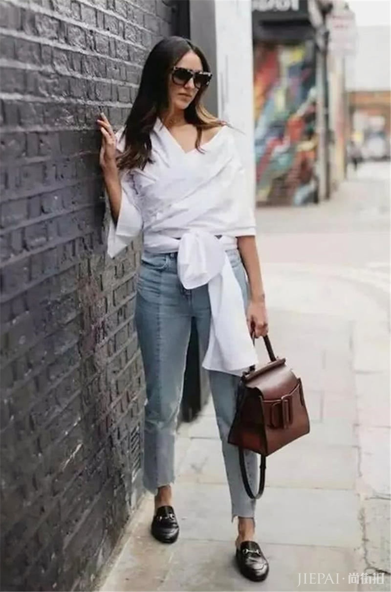 职场穿搭没灵感?用衬衫和牛仔裤提升你的气质和品味