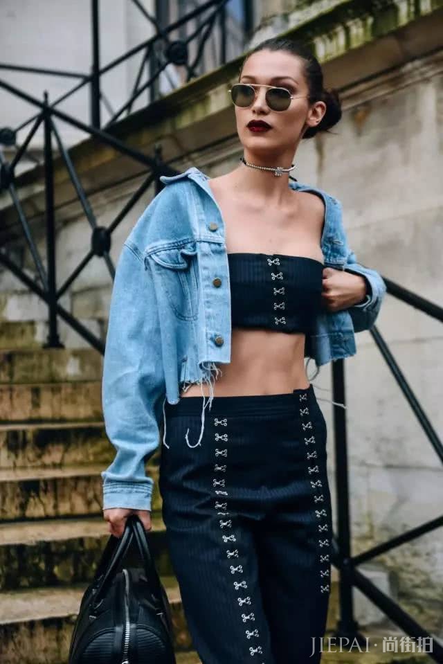 2019春季欧美街拍 牛仔外套原来这样好看
