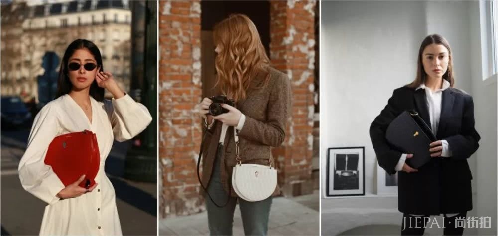 她们居然可以换衣不换包?