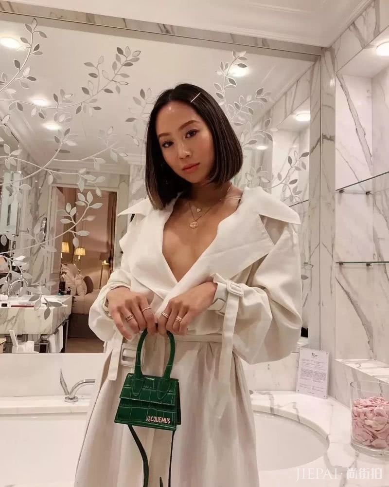 流行色难穿？试试显白好搭的大豆米色