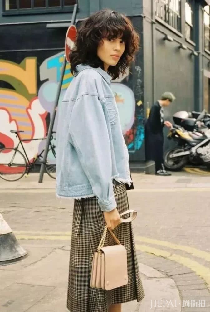2019春季欧美街拍 牛仔外套原来这样好看