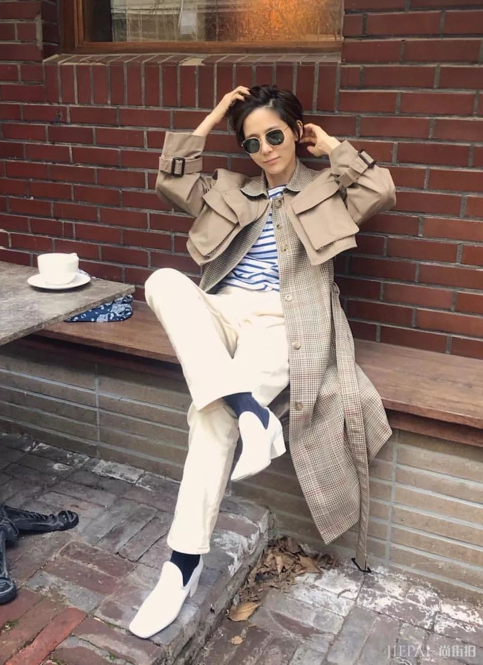 韩国博主金娜英，穿基础款也能搭出范儿