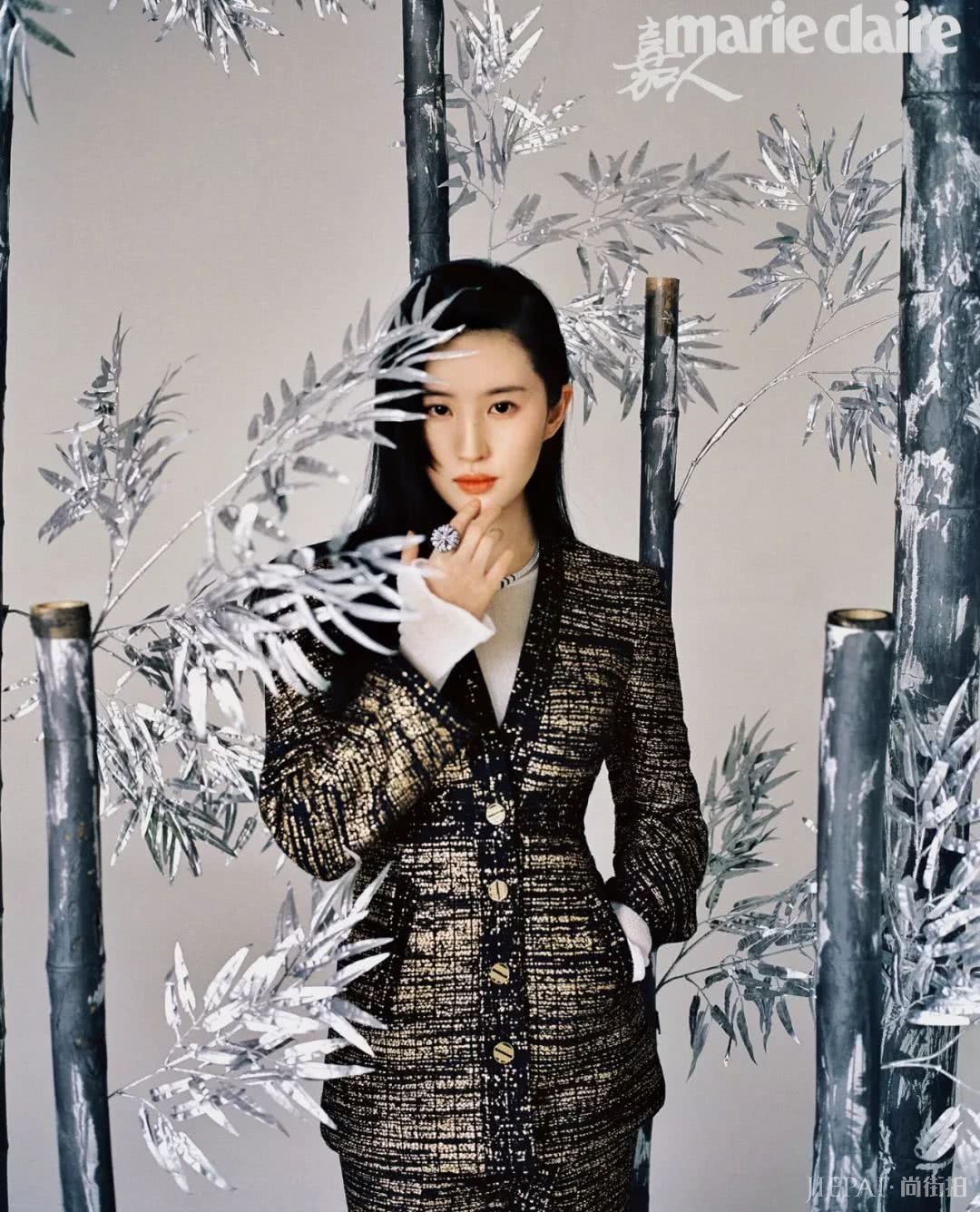 刘亦菲最新杂志大片出炉 人间烟火中安静地发着光