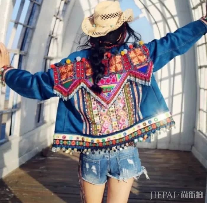 2019春季欧美街拍 牛仔外套原来这样好看