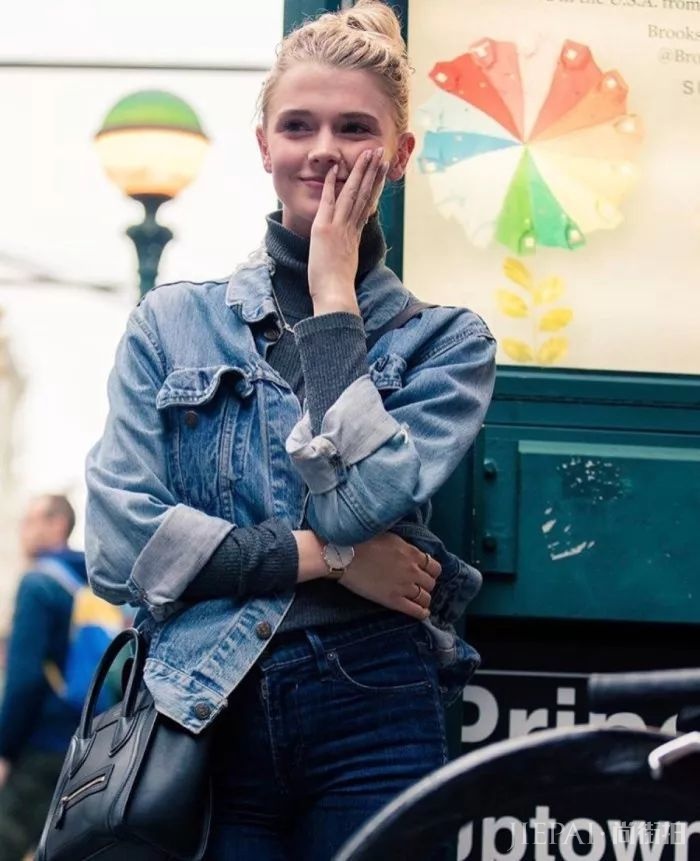 2019春季欧美街拍 牛仔外套原来这样好看