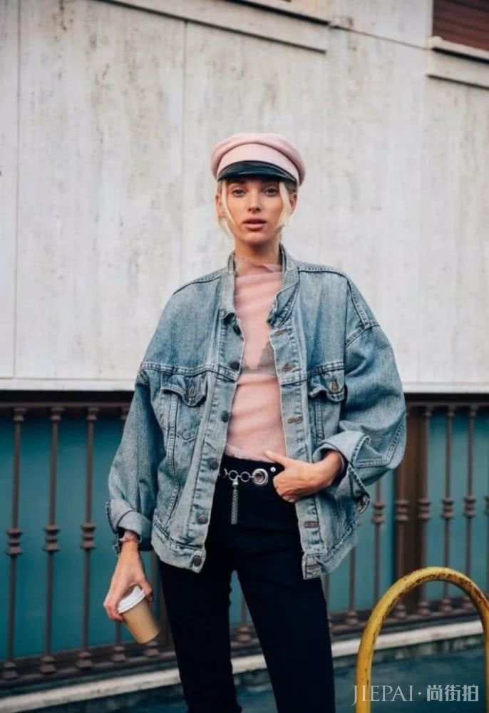 2019春季欧美街拍 牛仔外套原来这样好看