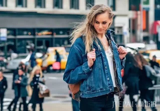 2019春季欧美街拍 牛仔外套原来这样好看