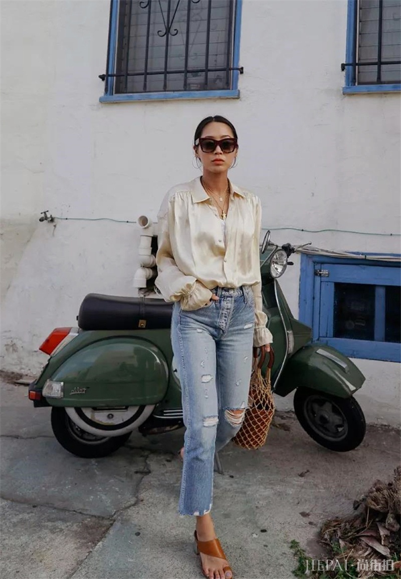职场穿搭没灵感?用衬衫和牛仔裤提升你的气质和品味