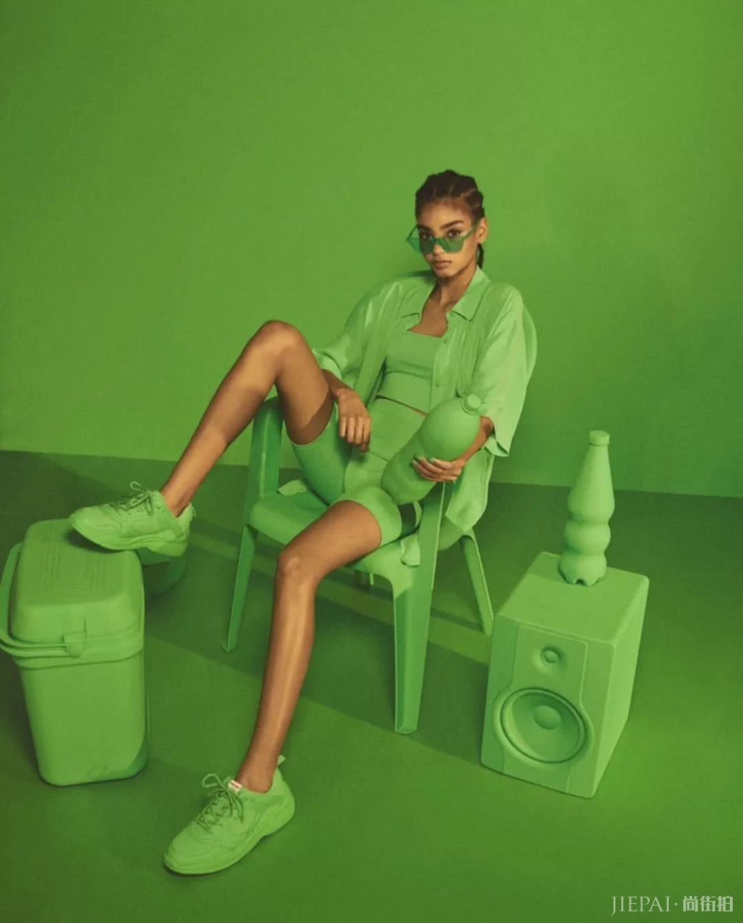 要想生活过得去,搭配中要多点绿!