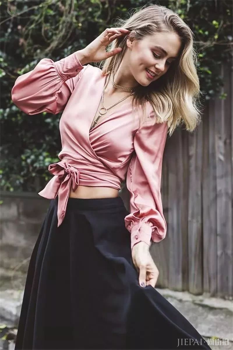 2019春天,时髦精都在穿樱花色