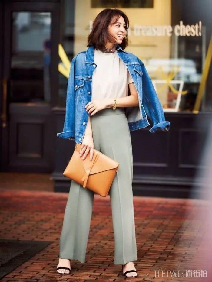 2019春季欧美街拍 牛仔外套原来这样好看