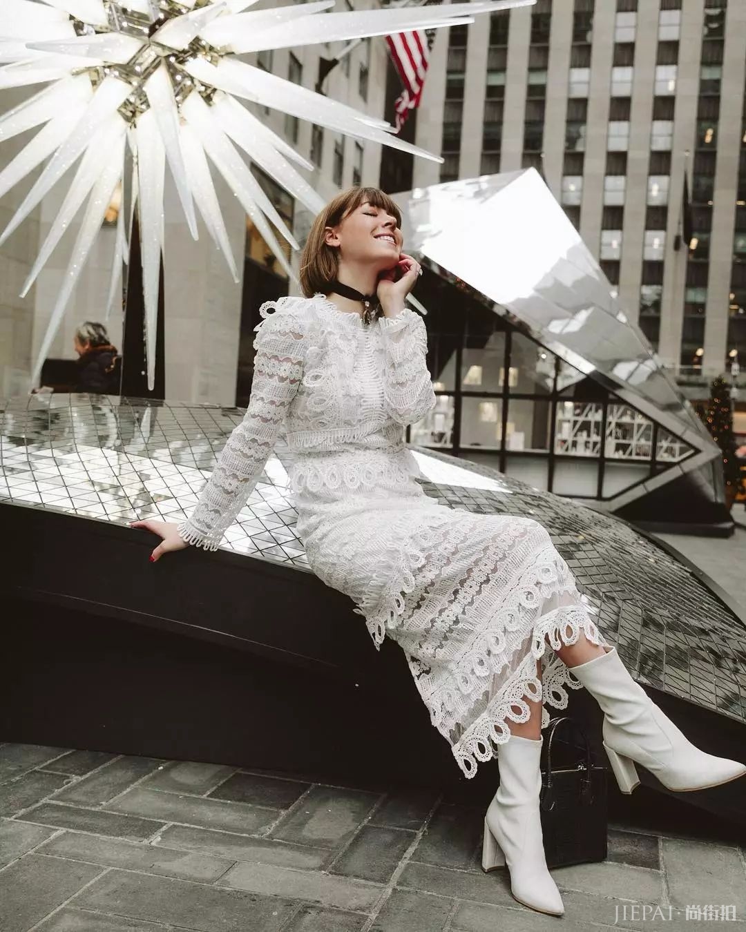 白色搭配太好看 简单穿就很时尚