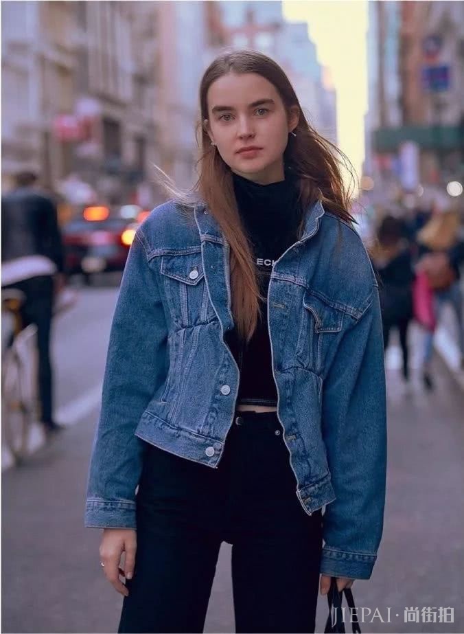 2019春季欧美街拍 牛仔外套原来这样好看