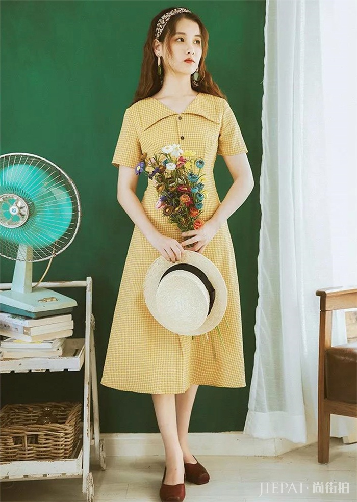 2019春季让靓丽的茶歇裙提升你的美丽，让男神也对你刮目相看