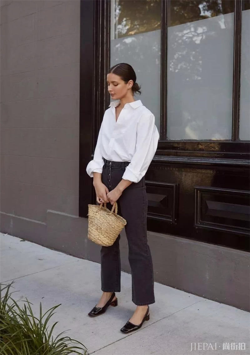 职场穿搭没灵感?用衬衫和牛仔裤提升你的气质和品味