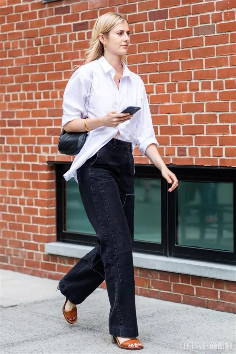 职场穿搭没灵感?用衬衫和牛仔裤提升你的气质和品味