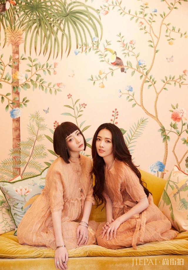 郭碧婷裙子里面穿裤子,男友角度下美成时尚大片