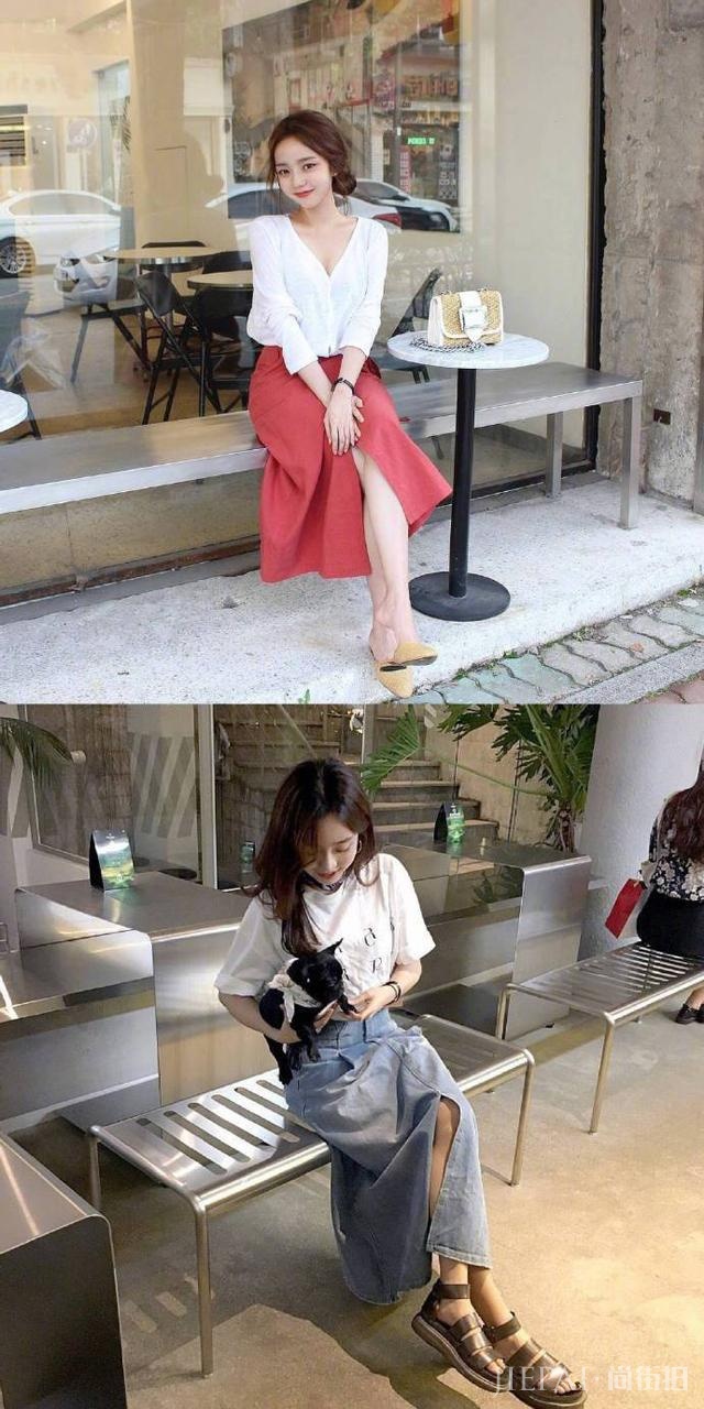 夏天穿一件充满韩系少女的裙子,温柔淑女还好看